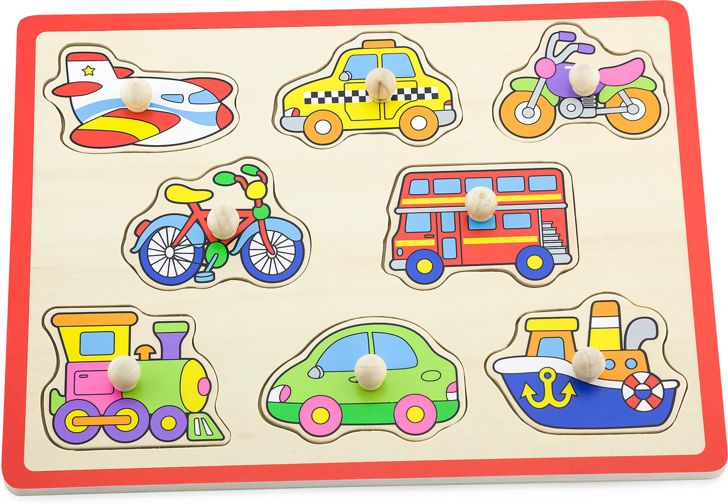 Peg Puzzles- Vehicle