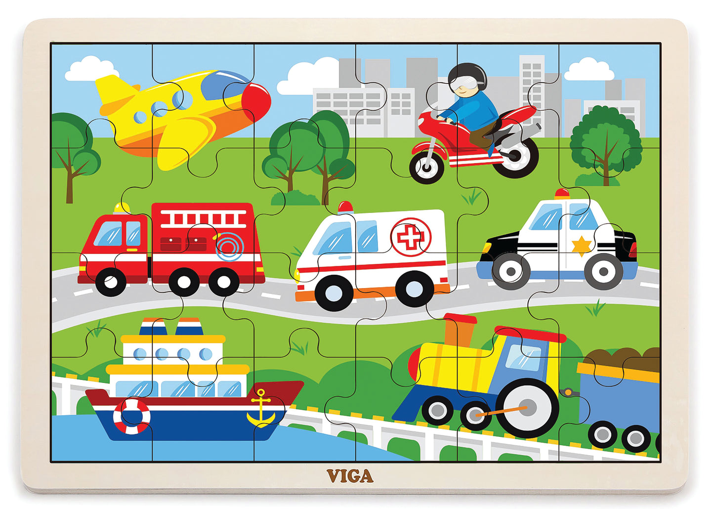 Classic Puzzle- Vehicles