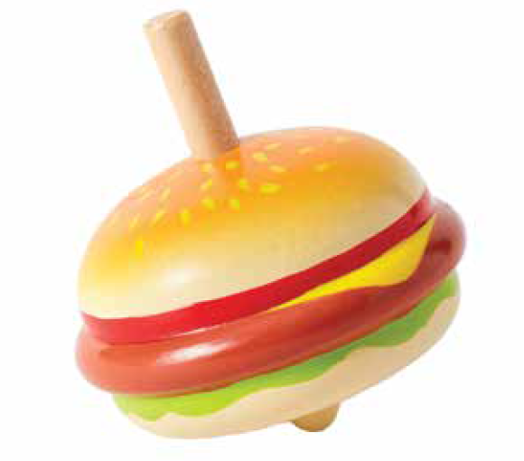 Spinning Hamburger Top