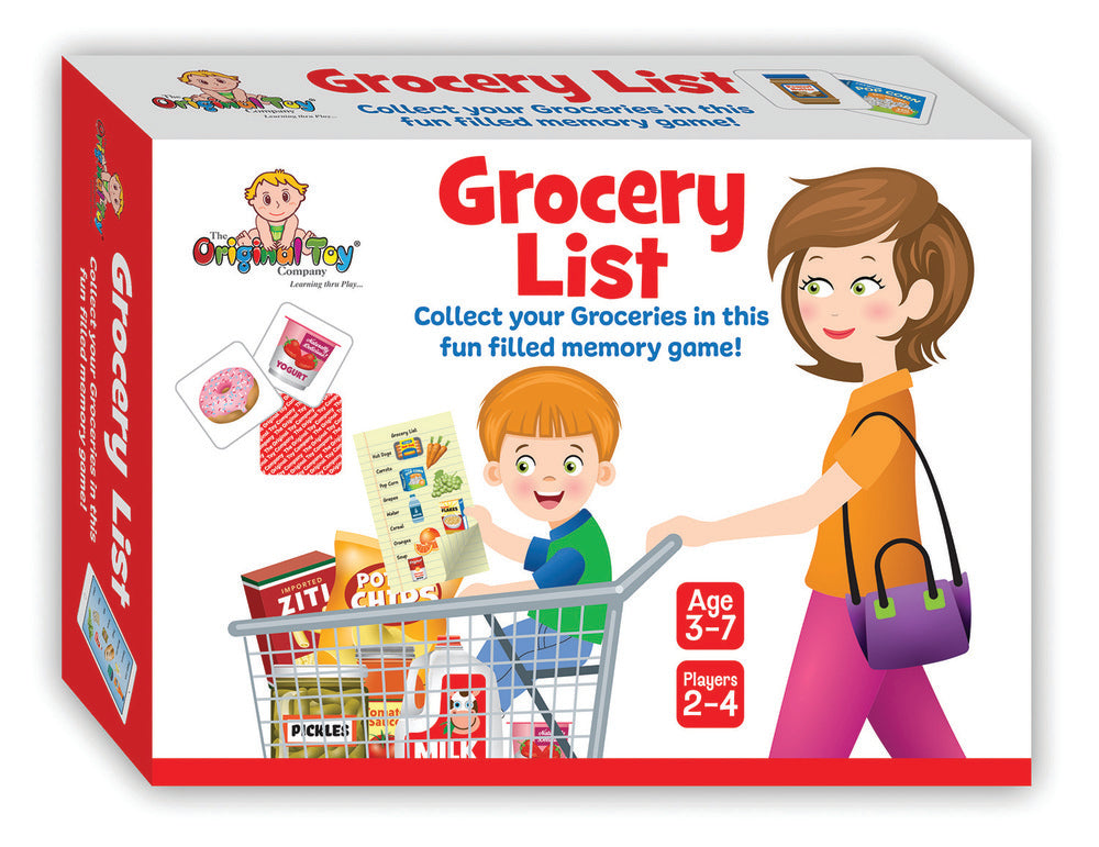 Grocery List Memory Game