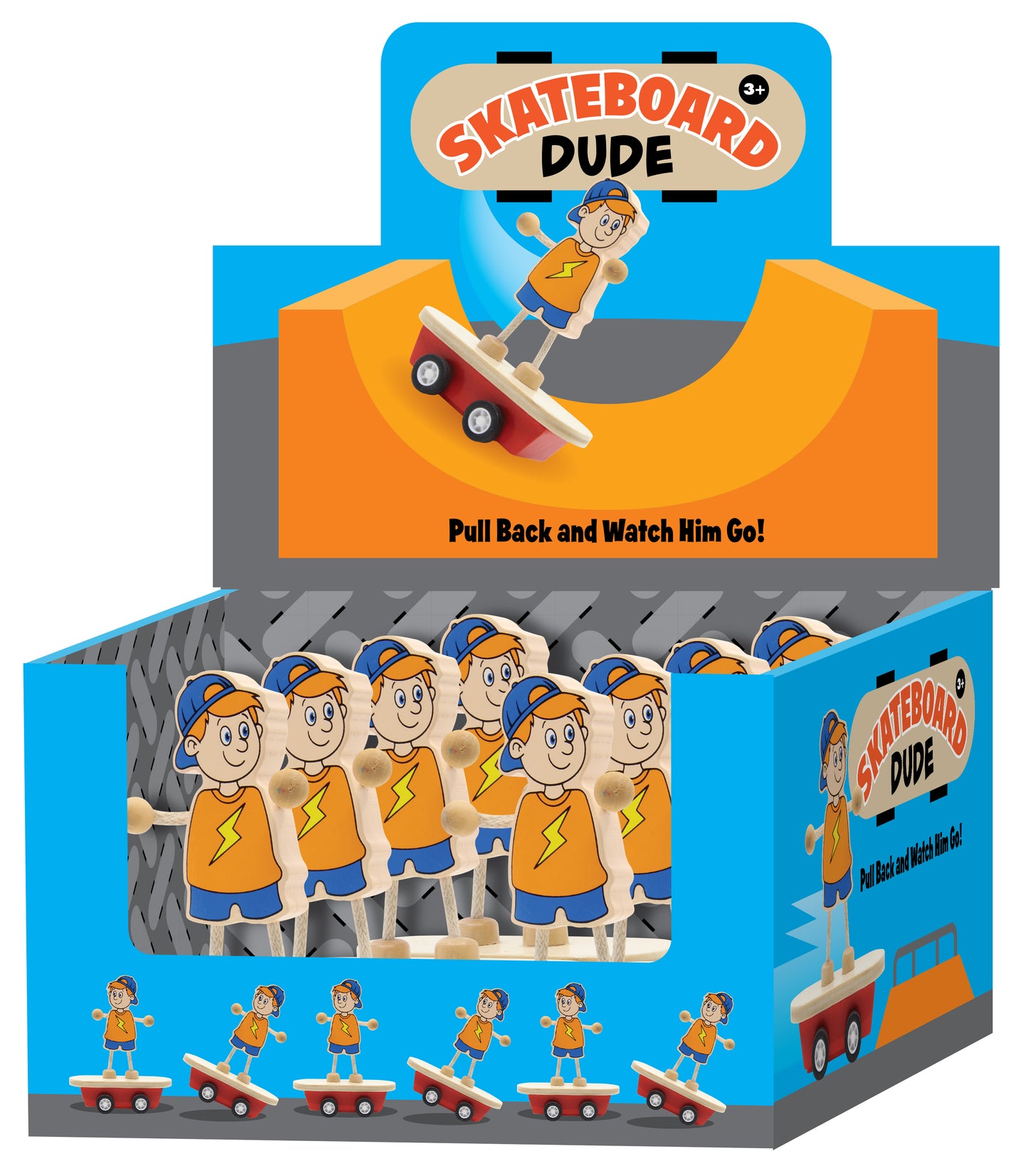 Skate Board Dude pull back