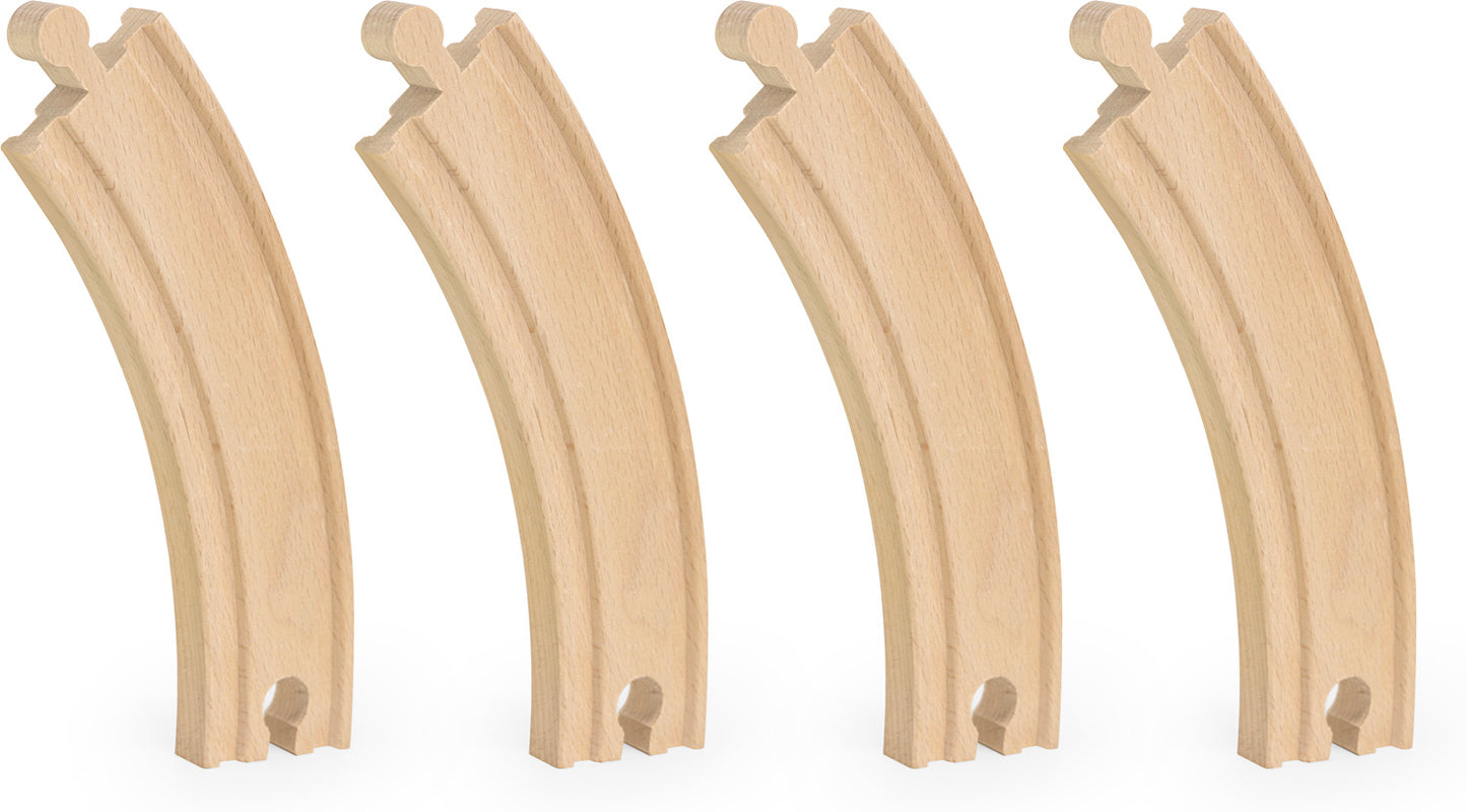 Long Curved Tracks (4 pack)