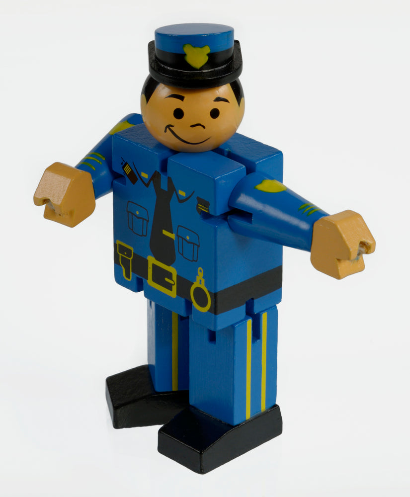 Mini Police Man (Display of 12)