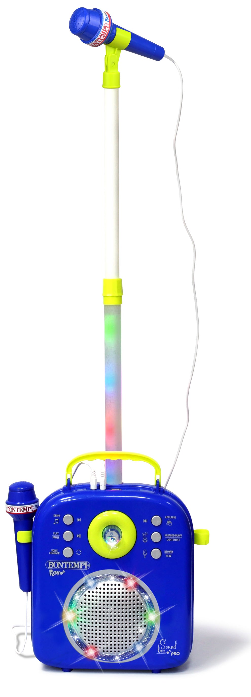 Sound Box Toy Kids' Karaoke Sound Box with 2 Microphones & Light Effects – The ...