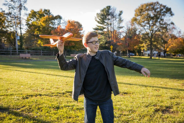 LED Glider Plane – High-Flying Airplane with Lights – The Original Toy ...