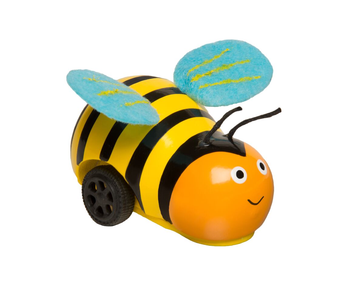 Bee Wood Racer – Pull-Back Wooden Toy for Kids 3+ – The Original Toy ...